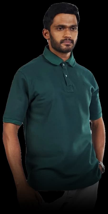 Classic Polo in Forest Green