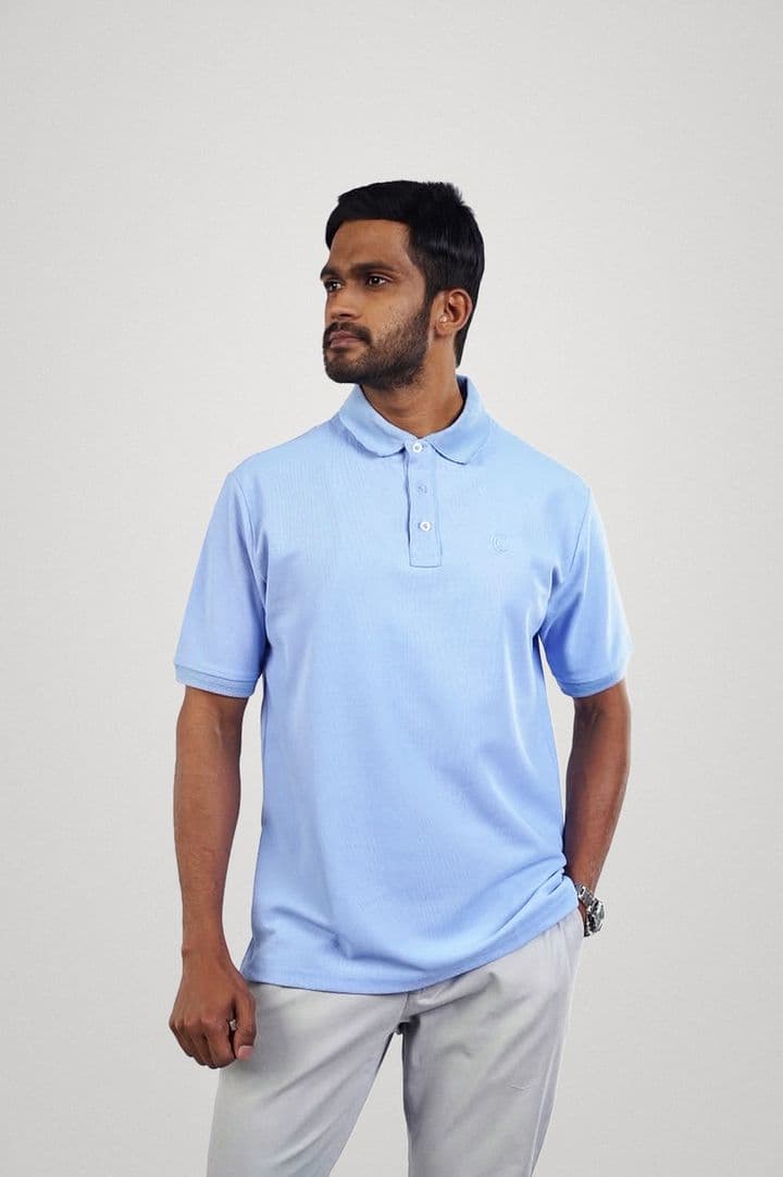 Classic Polo in Sky Blue