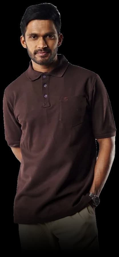 Pocket Polo in Cocoa